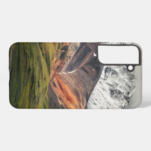 Polychrome mountain, Denali NP, Alaska Samsung Galaxyケース (裏面横)