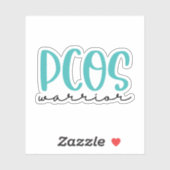Polycystic Ovary Syndrome Awareness, PCOS Warrior シール (シート)