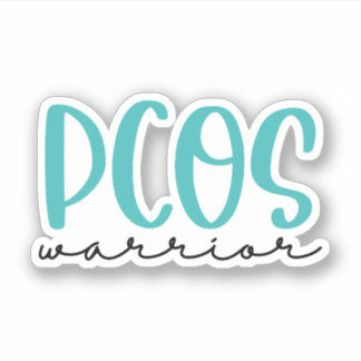 Polycystic Ovary Syndrome Awareness, PCOS Warrior シール