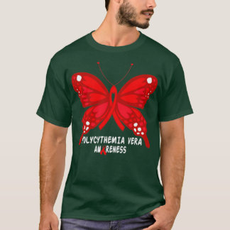 POLYCYTHEMIA VERA AWARENESS BUTTERFLY Tシャツ