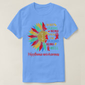 Polycythemia vera awareness sunflower  tシャツ (デザイン正面)