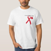 Polycythemia vera awareness tシャツ (正面)