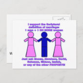 Polygamyポストカードのサポート ポストカード (正面/裏面)