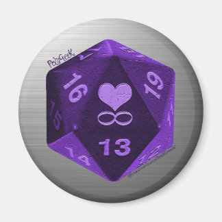 PolyGeekマグネット – 紫 マグネット