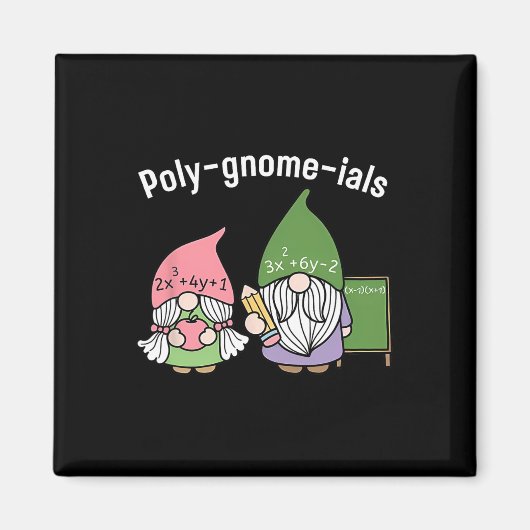 Polygnomeials数学先生 マグネット (正面)
