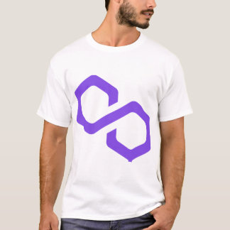 Polygon MATIC Logo Crypto Blockchain Tシャツ
