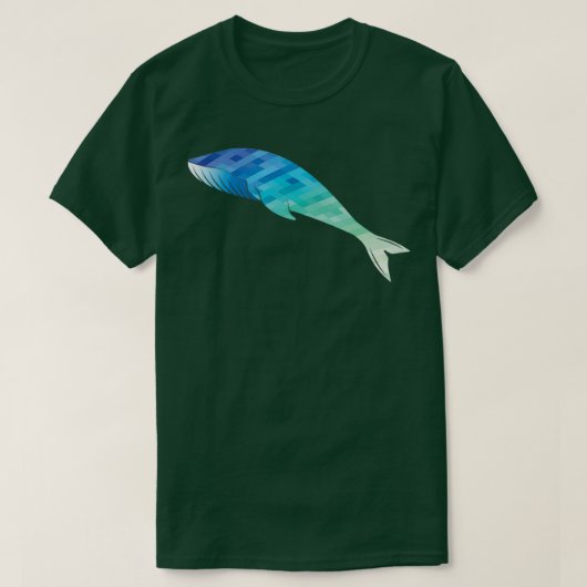 polygon whale tシャツ (デザイン正面)
