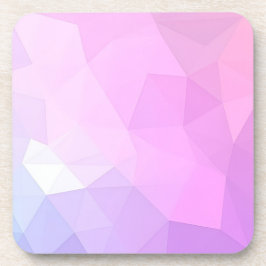 Polygonal Geometric Shapes Plastic Coaster Set コースター