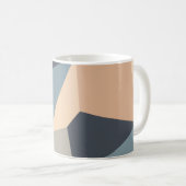 Polygonal variegated seamless pattern. multi-color コーヒーマグカップ (正面右)