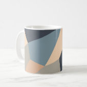 Polygonal variegated seamless pattern. multi-color コーヒーマグカップ (正面左)