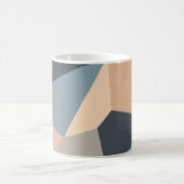 Polygonal variegated seamless pattern. multi-color コーヒーマグカップ (中央)