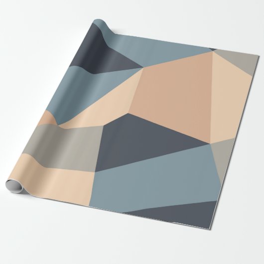 Polygonal variegated seamless pattern. multi-color ラッピングペーパー (アンロールド)