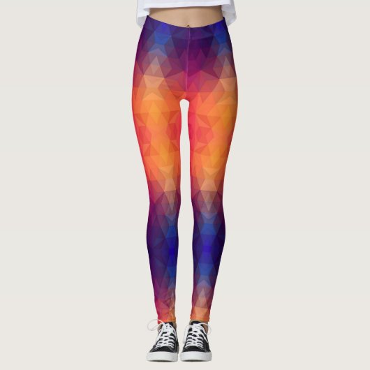 Polygone Love - Power Yoga Leggings レギンス (正面)