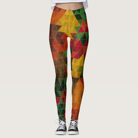 Polygone Love - Power Yoga Leggings レギンス (正面)