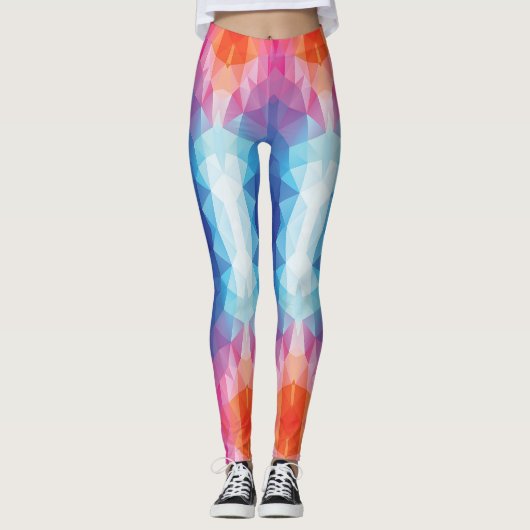 Polygone Love - Power Yoga Leggings レギンス (正面)
