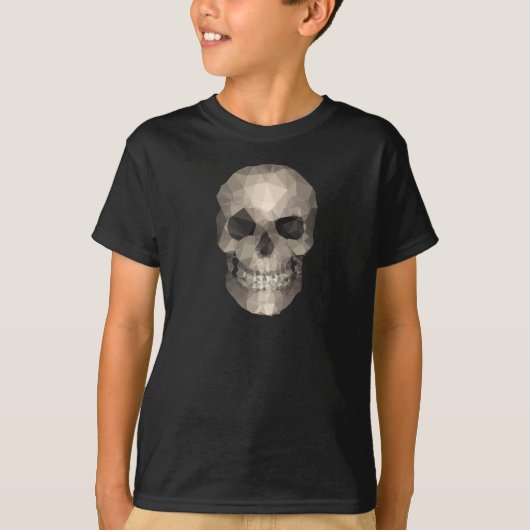Polygons skull tシャツ (正面)