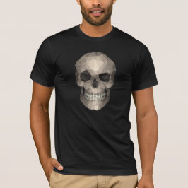 Polygons skull tシャツ