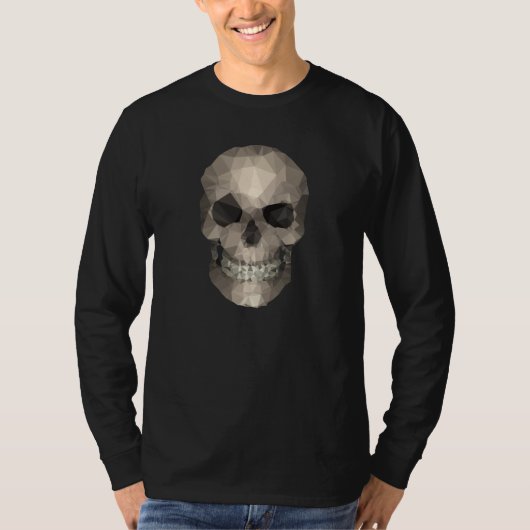 Polygons skull tシャツ (正面)