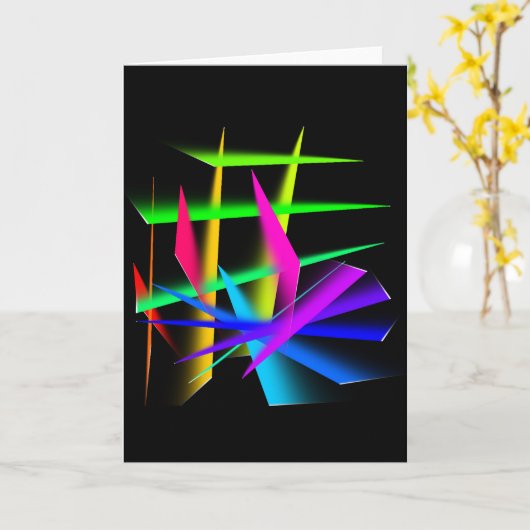 Polyhedron theme 1 カード (黄色い花)