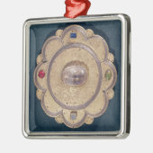 Polylobedのreliquary、13世紀 メタルオーナメント (左)