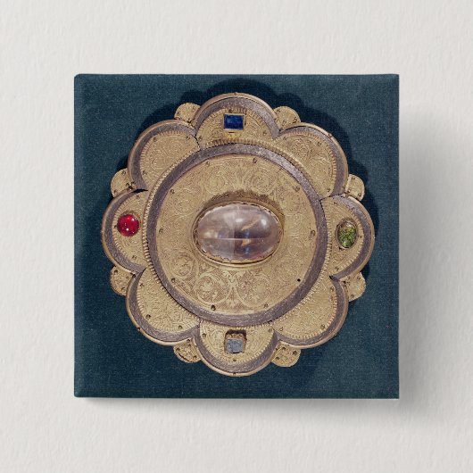 Polylobedのreliquary、13世紀 缶バッジ (正面)