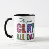 Polymer Clay All Day マグカップ (左)