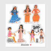 Polynésie française シール (シート)