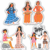 Polynésie française シール (正面)