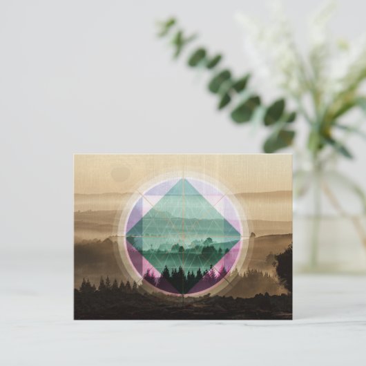 Polyscape横 ポストカード (スタンド正面)