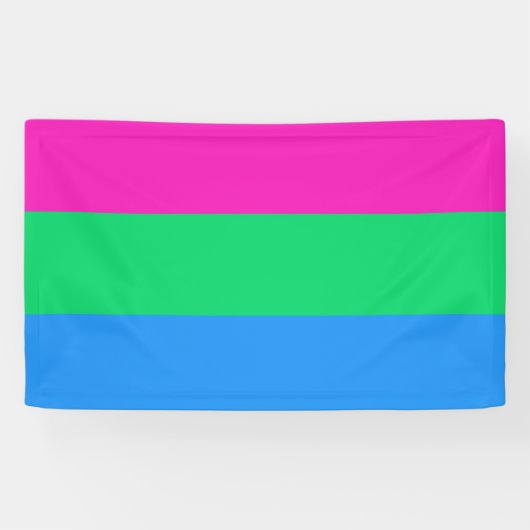 Polysexual Flag 横断幕 (横)