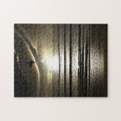 Polzeathのジグソーパズルの日没のサーファー ジグソーパズル (横)