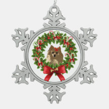 Pomのリースの休日のオーナメント