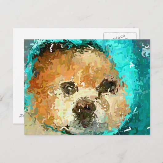 Pomの印象主義のレインコート ポストカード (正面/裏面)