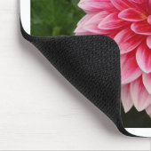 "PomピンクのPomのダリア" マウスパッド (コーナー)