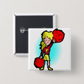 POMポムの飼育 缶バッジ (正面&裏面)