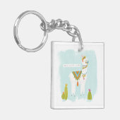 Pom PomのラマRama - Lottaの全ラマ キーホルダー (正面左)