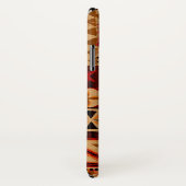 Pomaika'i Tikiのハワイのヴィンテージの樹皮布ののど木 Case-Mate iPhoneケース (裏面/右)