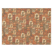 Pomaika'i Tikiのハワイのヴィンテージの樹皮布 テーブルクロス (正面(横))