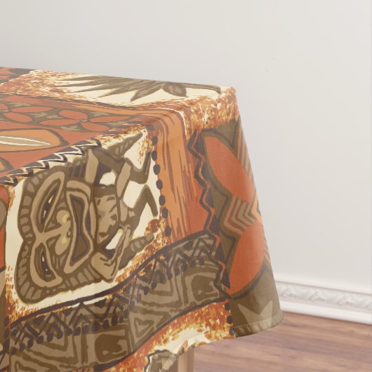 Pomaika'i Tikiのハワイのヴィンテージの樹皮布 テーブルクロス (インサイチュ)