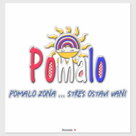 Pomalo – 太陽と虹に包まれるクロアチアのくつろぎ シール