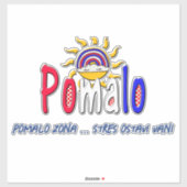 Pomalo – Croatian Relaxation with Sun & Rainbow シール (シート)