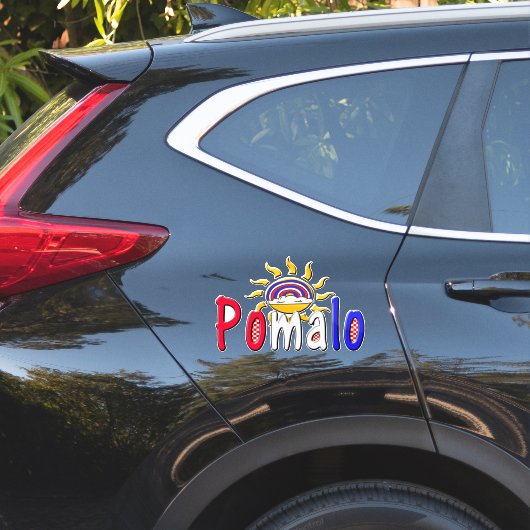 Pomalo – Croatian Relaxation with Sun & Rainbow  シール (車体側面)