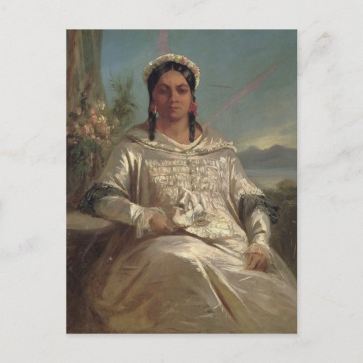Pomare女王タヒチのIV ポストカード (正面)