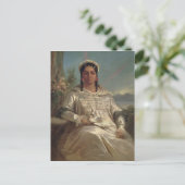 Pomare女王タヒチのIV ポストカード (スタンド正面)