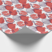 Pomegranateファッション：シームレスなヴィンテージパターン ラッピングペーパー (角)