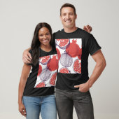 Pomegranateファッション：シームレスなヴィンテージパターン Tシャツ (ユニセックス)