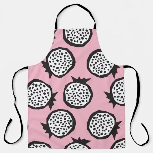 Pomegranateモダン:抽象芸術シームレススタイル エプロン (正面)