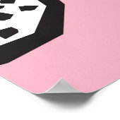 Pomegranateモダン:抽象芸術シームレススタイル ポスター (角)