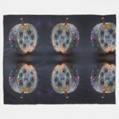 Pomegranate  フリースブランケット (正面(横))