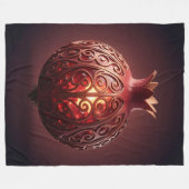 Pomegranate´10 フリースブランケット (正面(横))